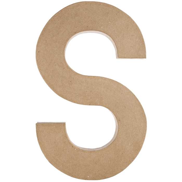 Paper Mache Letter S 16" Hobby Lobby 1058825